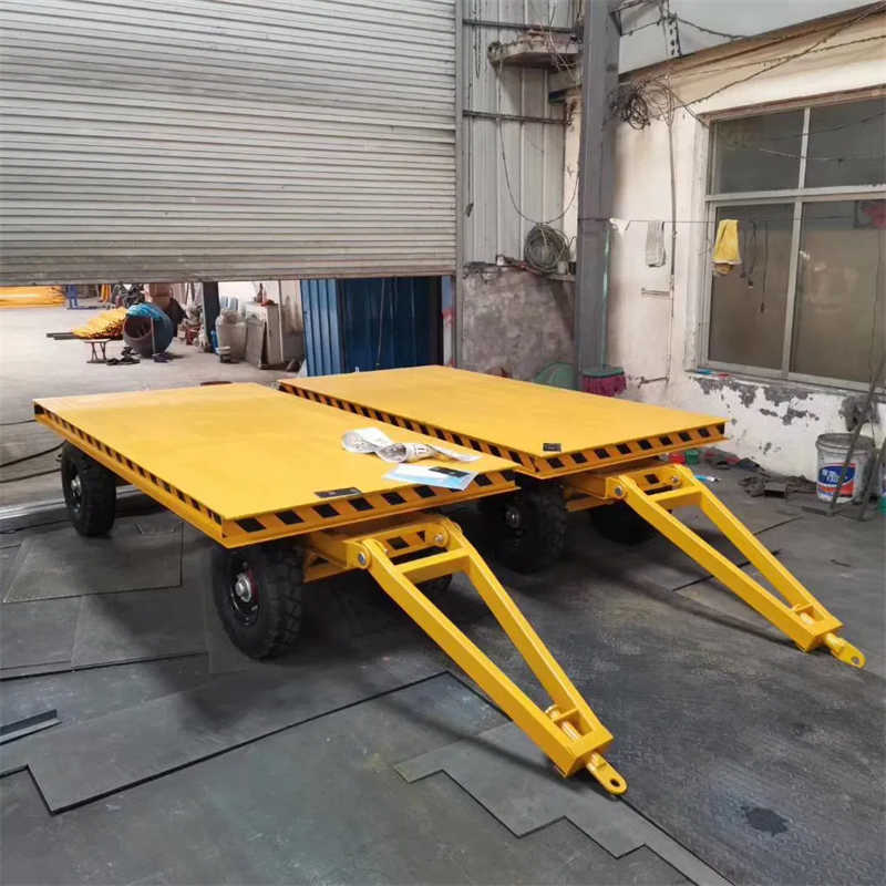 High Capacity Movable Trolley for Handling Plastic Particles