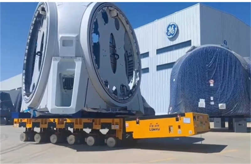 360 Tons Back-Lift Heavy-Load Agv Robot Transfer Trolley