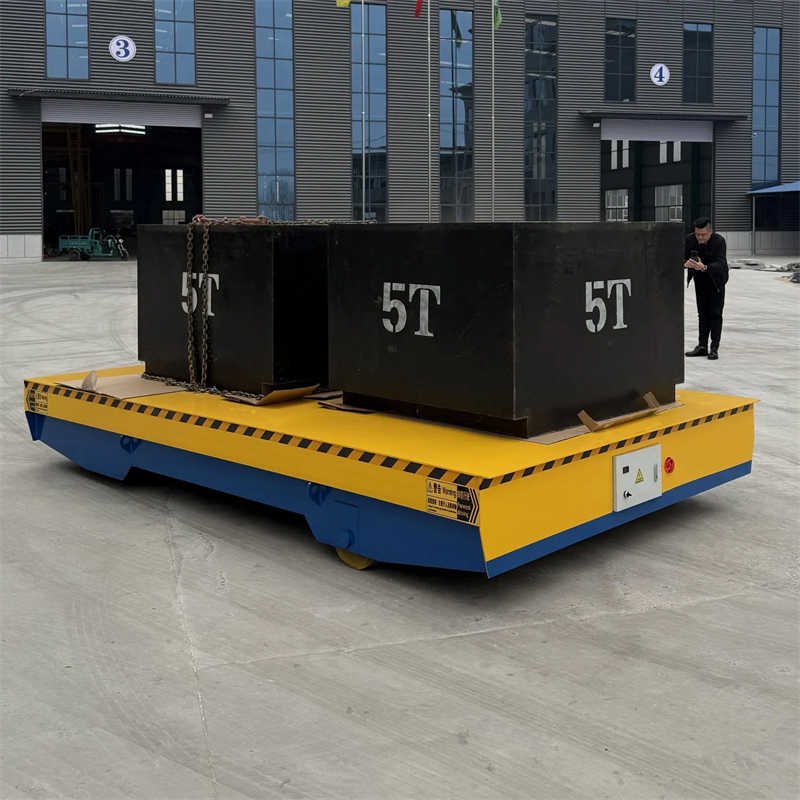 Transfer Cart 30t Industrial Transfer Trolley Battery Powered Material Handling