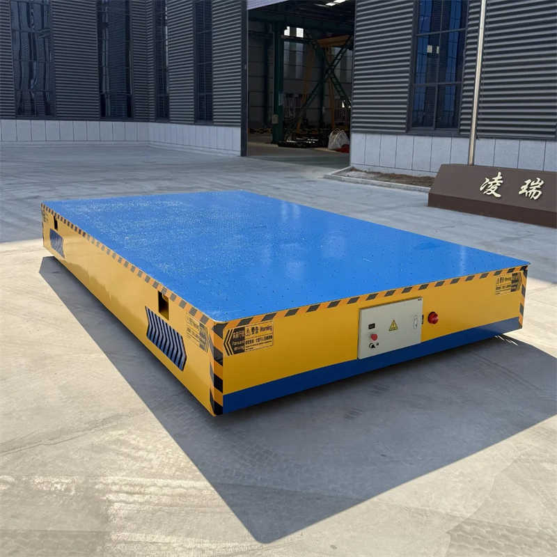Electric Transfer Cart Load Capacity 20 Tons Transfer Trolley for Warehouse