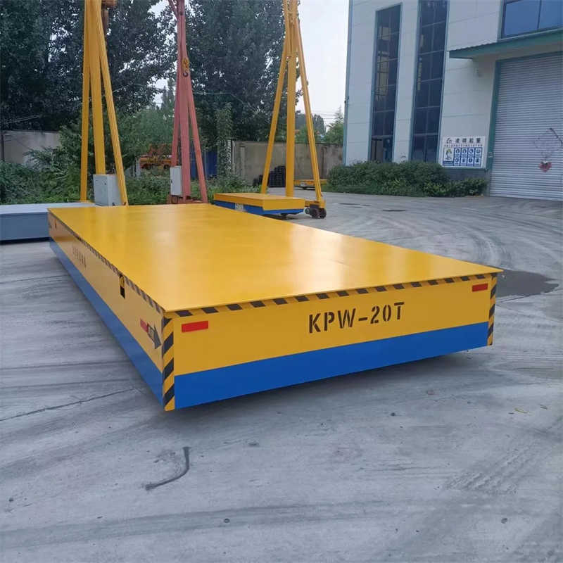Electric Transfer Cart Load Capacity 20 Tons Transfer Trolley for Warehouse