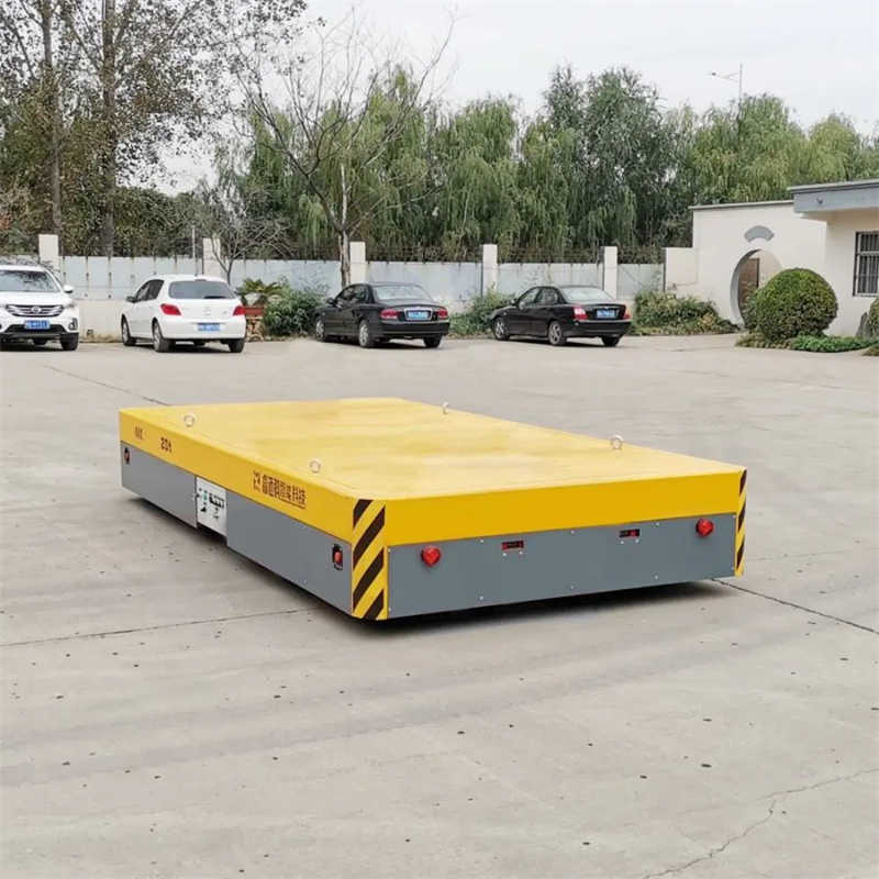 Industrial Material Handing Trackless Transfer Trolley with Rubber Wheels