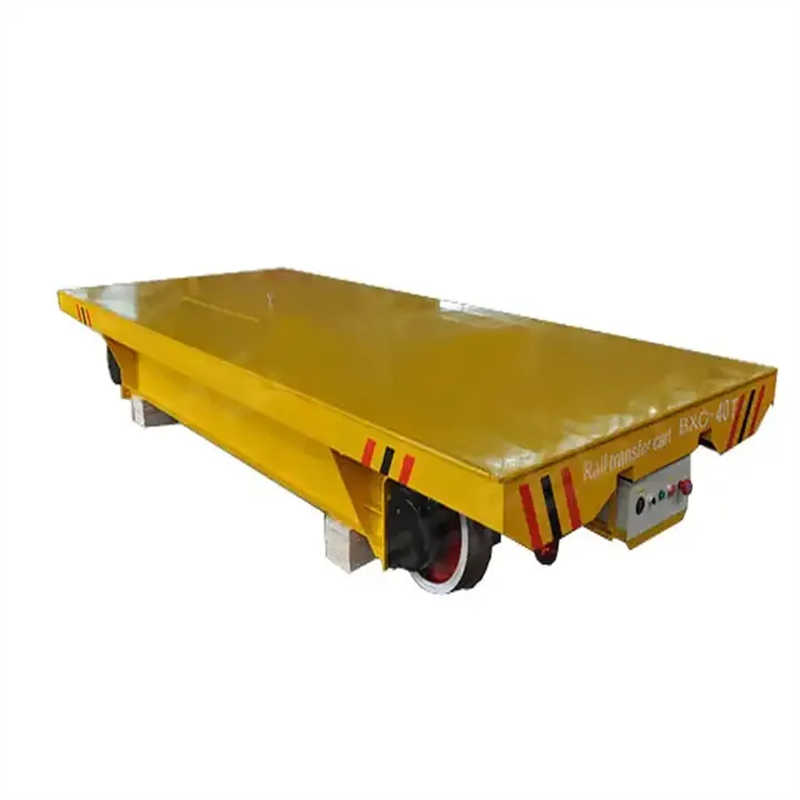 Industrial Material Handing Trackless Transfer Trolley with Rubber Wheels