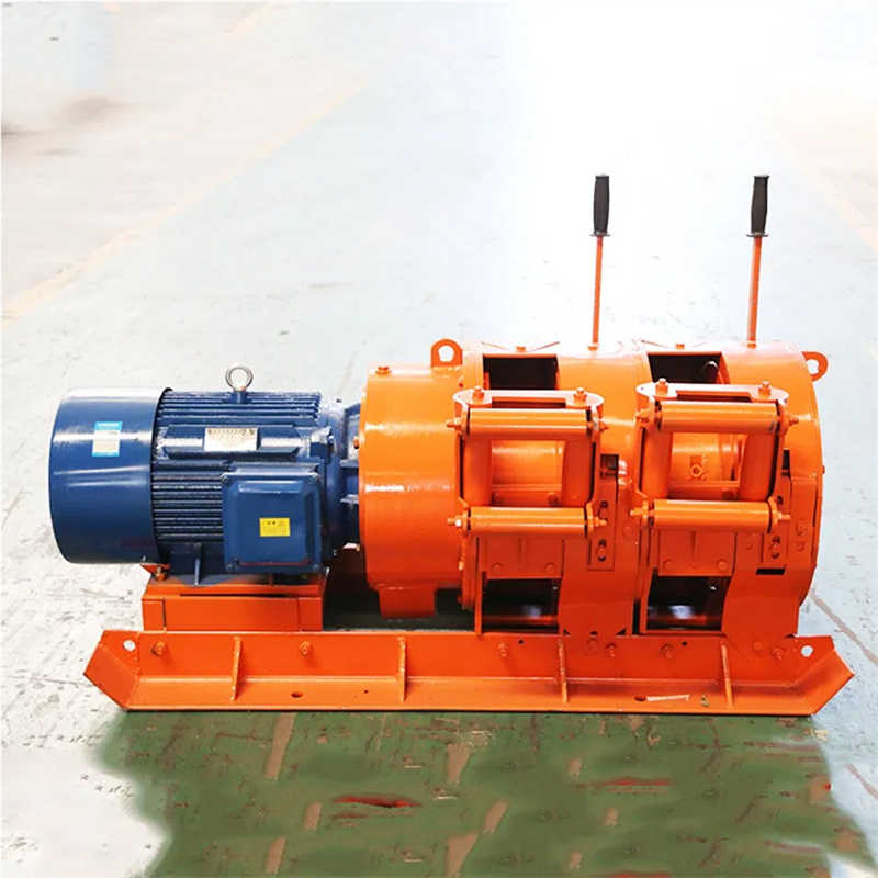 High Performance Mining Gearbox Cable Pulling Winch Double Speed