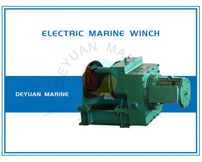 Diesel Engine Double Power Driven Marine Winch