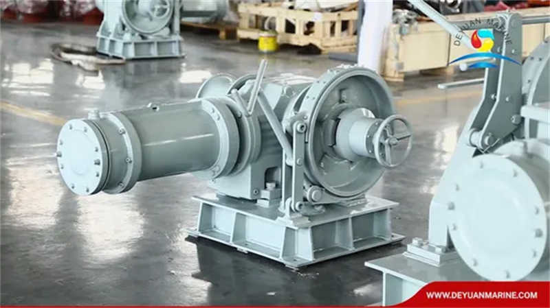 Diesel Engine Double Power Driven Marine Winch