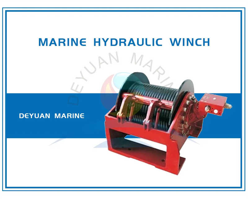 Marine Single Drum Electric Winches for Mooring Usage