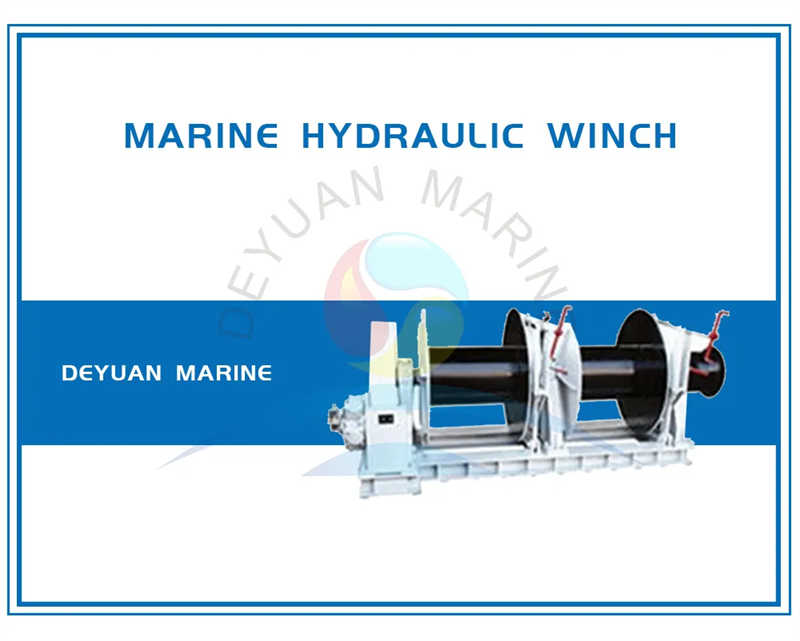 Marine Hydraulic One Drum Mooring Winch for Boat