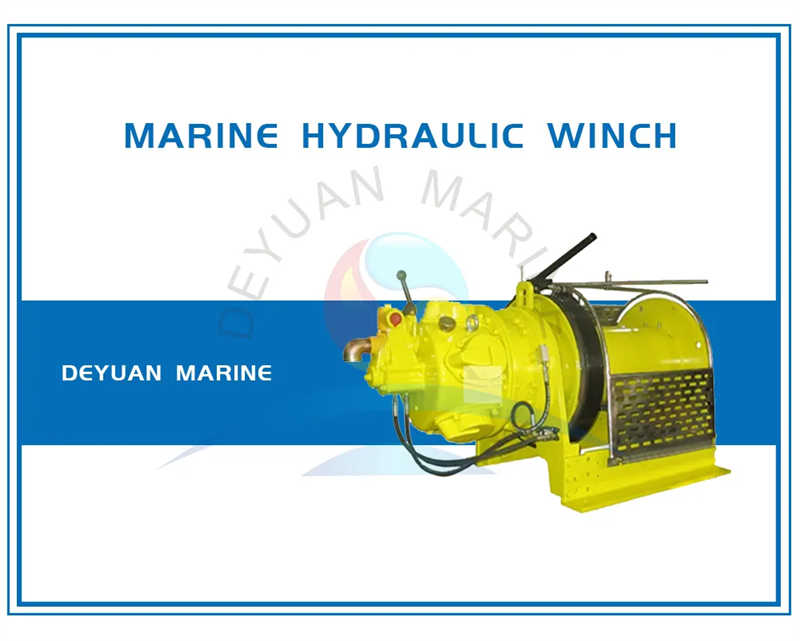 Marine Hydraulic One Drum Mooring Winch for Boat