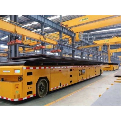 100 Ton Capacity Wheel-Based Transfer Cart with AC Drive System