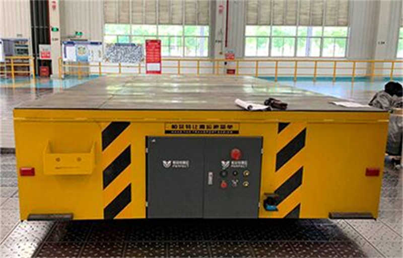 Large Table Low Voltage Rail Powered Coil Transfer Cart