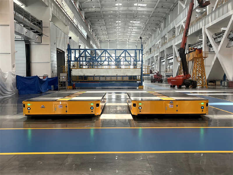 High-Capacity AGV Transfer Cart System 1-80T Intelligent Material Movement