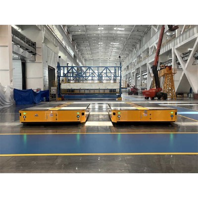 Heavy Industrial AGV Transfer Cart with 150T-400T Load Range