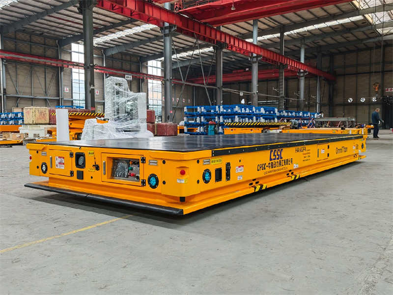 Heavy Industrial AGV Transfer Cart with 150T-400T Load Range