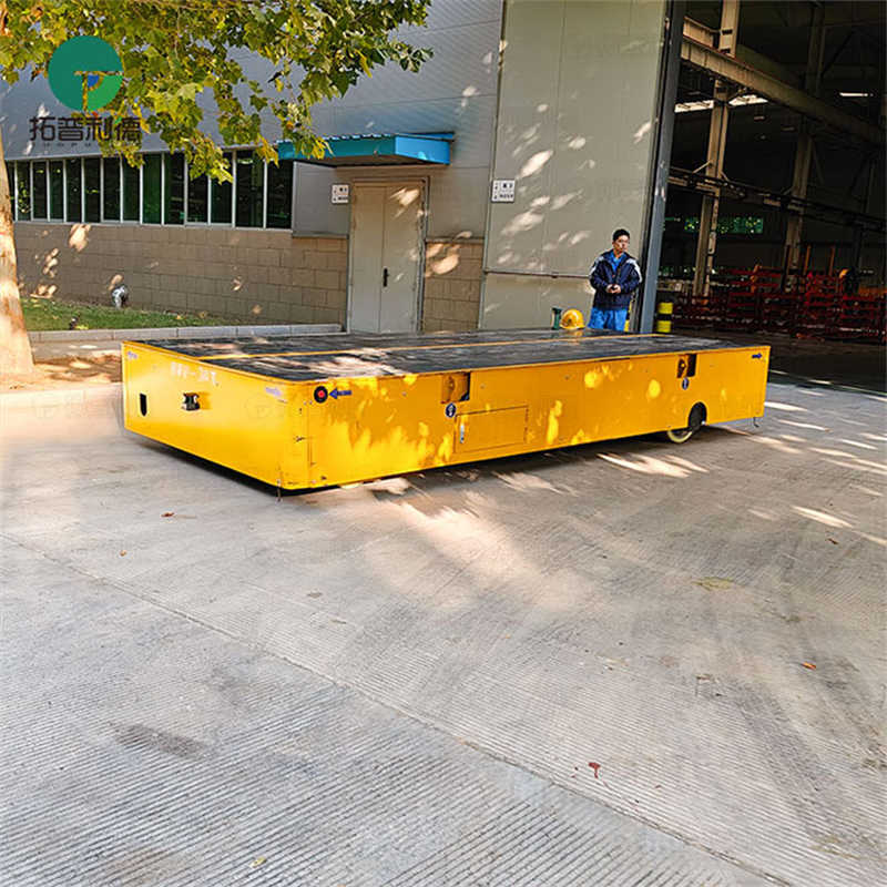 5 Tons Steering Remote Control Trackless Transfer Cart