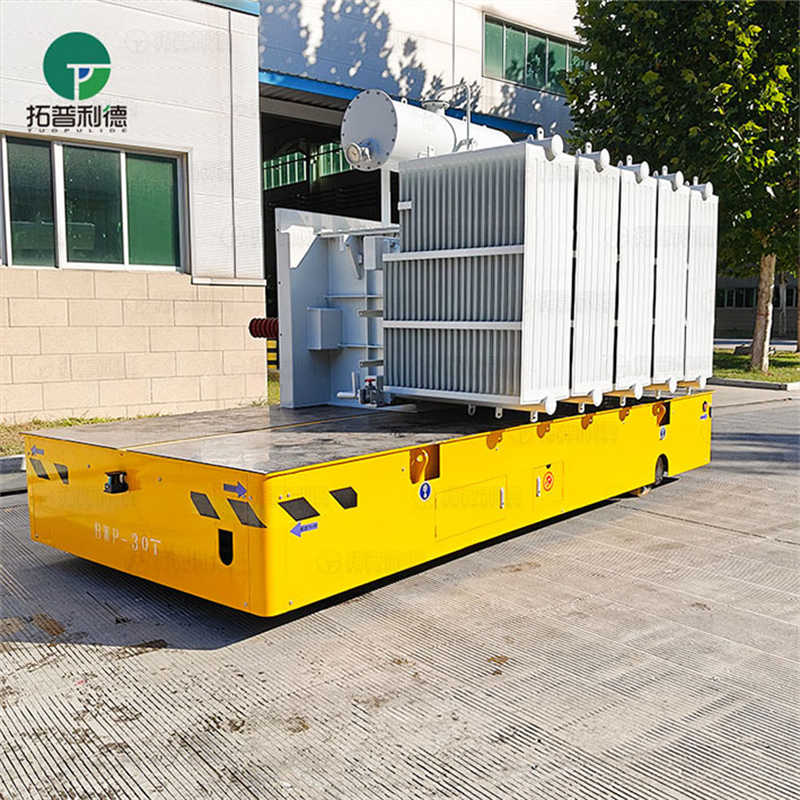 6Ton Customized Flexible Turning Trackless Transfer Trolley