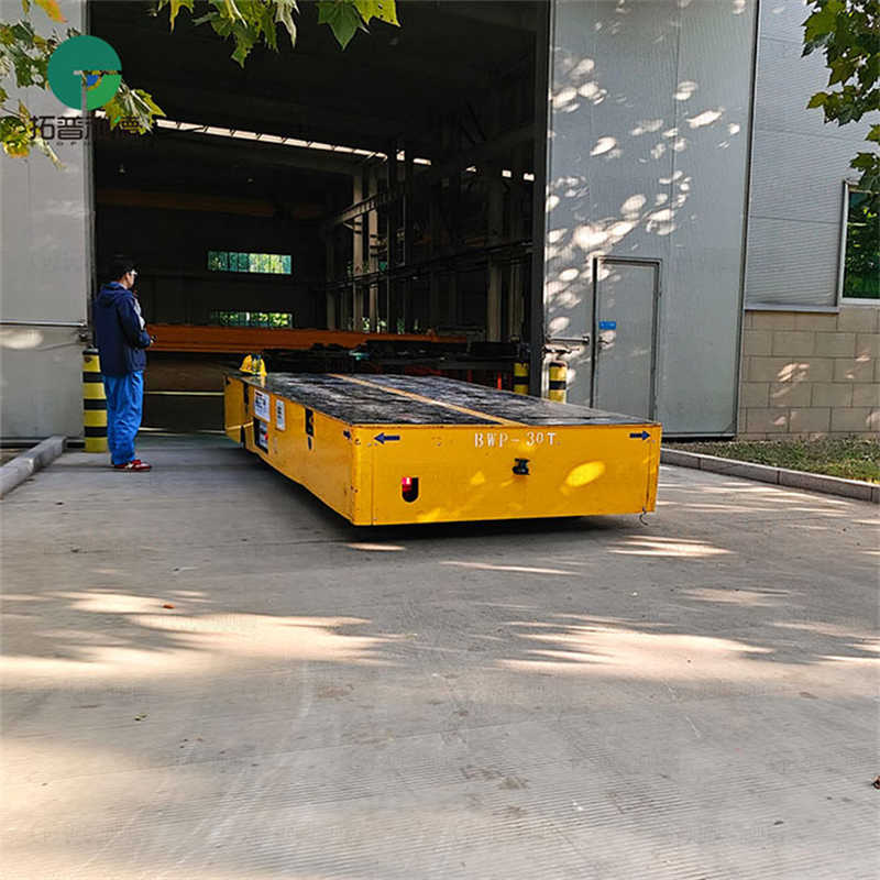 2Tons Battery Powered Monorail Transfer Cart for Waste Treatment Plants