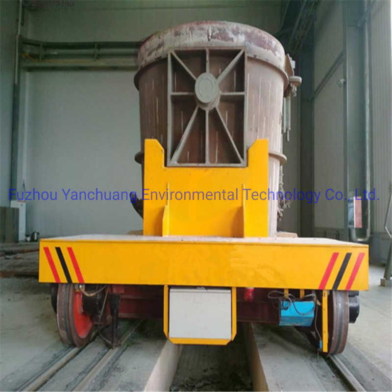 Electric Ladle Transfer Car with Safety Brakes for Overhead Crane Areas