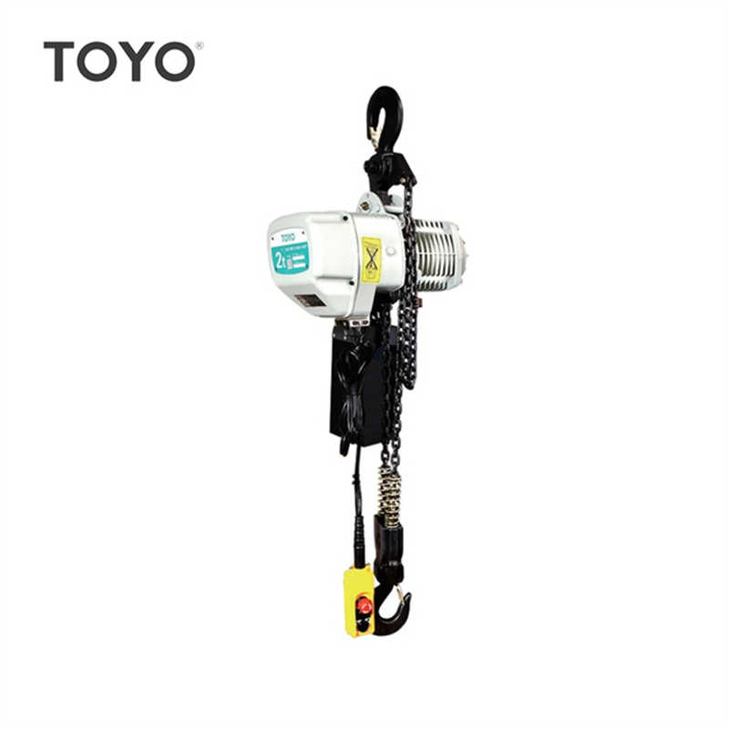 TOYO Electric Chain Hoist with Push / Geared Trolley | 0.25T to 10Ton Capacities