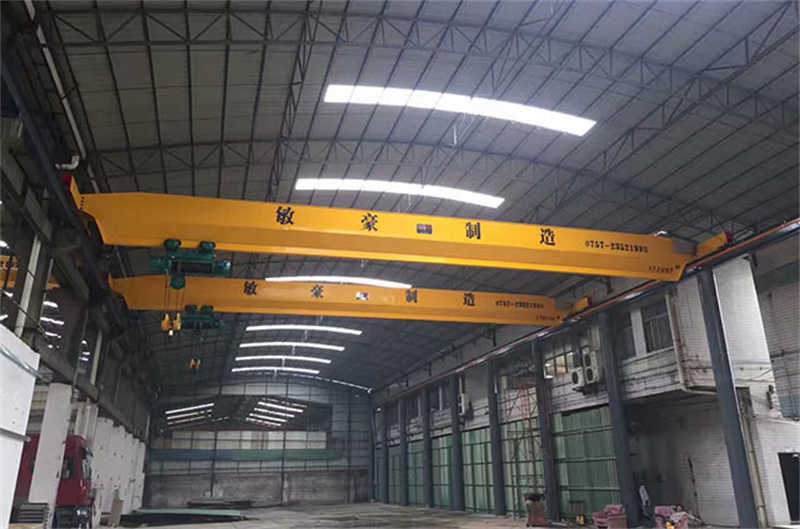 5 ton single girder overhead crane with low headroom electric hoist