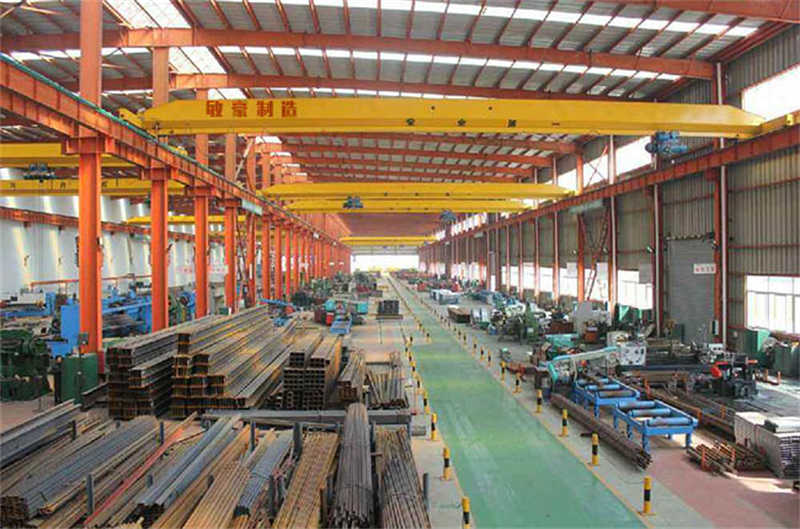 Custom span single girder overhead crane with frequency control