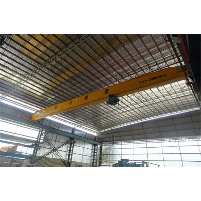 8 meter span single beam EOT crane with 5 ton capacity