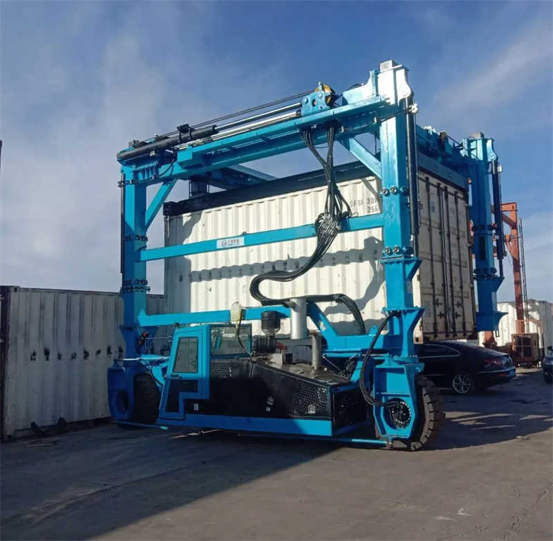 45 Ton Container Handler Straddle Carrier with Automatic Spreader