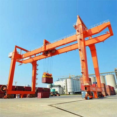 Automated Rubber Tired Gantry Crane for unmanned container yard operations