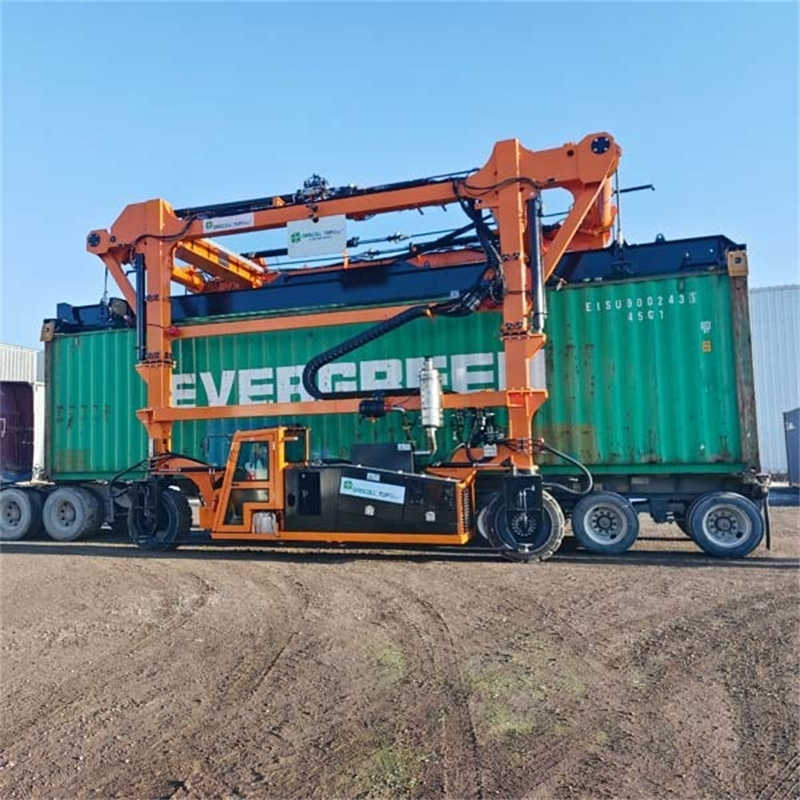 Intelligent 60t Straddle Carrier with Remote Control Operation