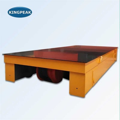 The Factory Uses a Top Roller Track Transport Cart