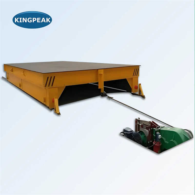 Wire Coil Steel Handling Hydraulic Lift Track Transfer Car