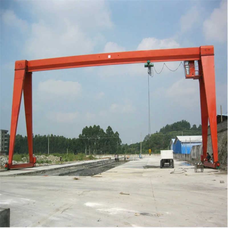 European Standard 3-20ton Single Girder Gantry Crane with Electric Hoist