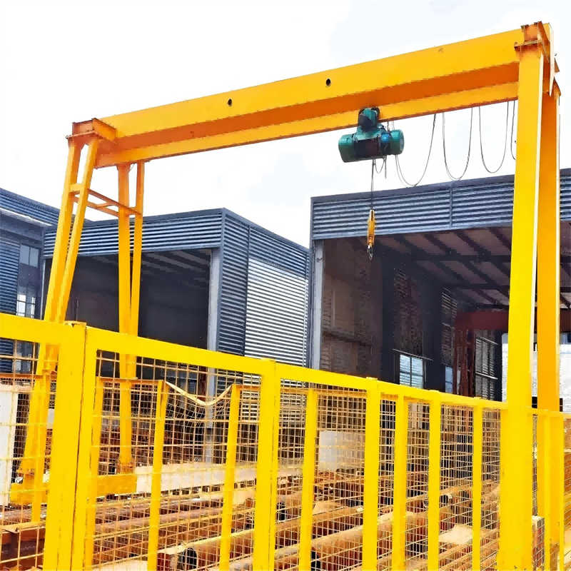15ton Single Girder Gantry Crane with Integrated Electric Hoist System