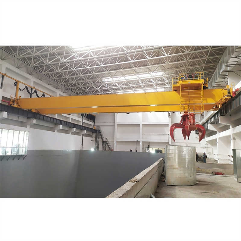 Customizable Double Girder Grab Crane for Outdoor Garbage and Recycling
