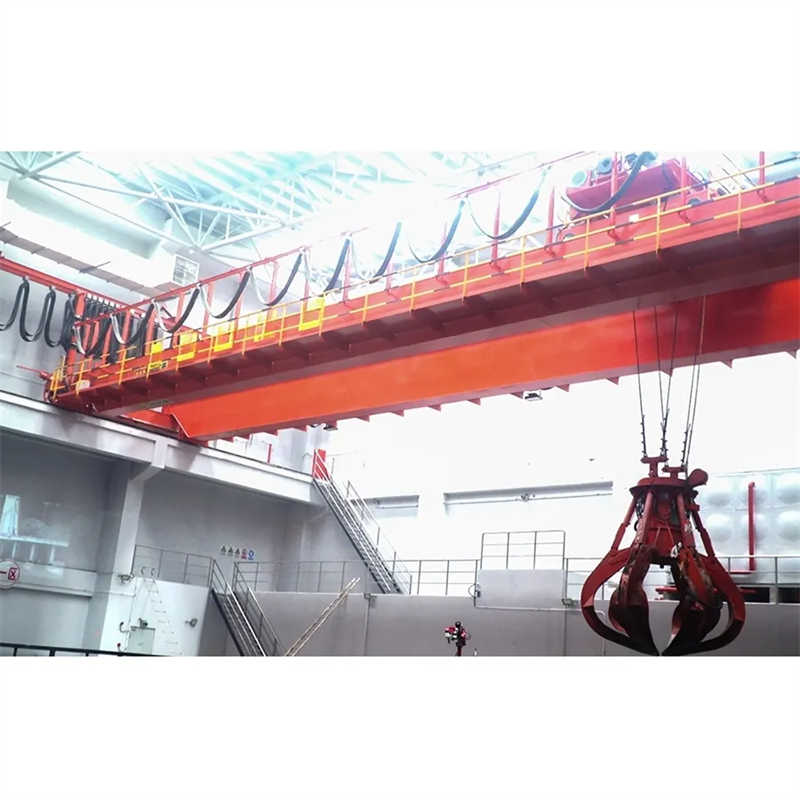 Reliable Grab Bucket Double Girder Crane for Industrial and Municipal Use