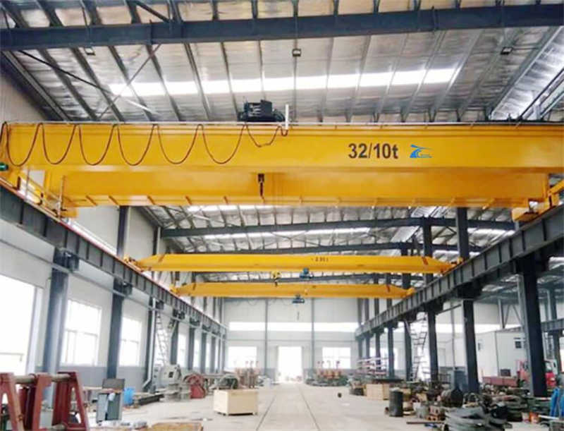 Double Girder Overhead Crane for Factories – 10 to 100 Ton Lifting Capacity