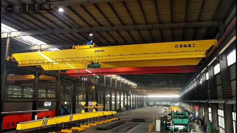 55Ton Double Girder Workshop Crane, 30m Span, supplied to UAE & Qatar