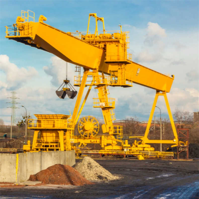 Automatic Double Girder Grab Crane for Grain Silos, 15T, 20M Span, to UAE