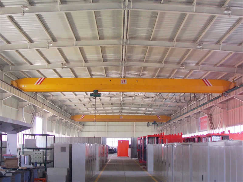3T Single Girder EOT Crane, 16.5m Span, Economical for Workshops, to India