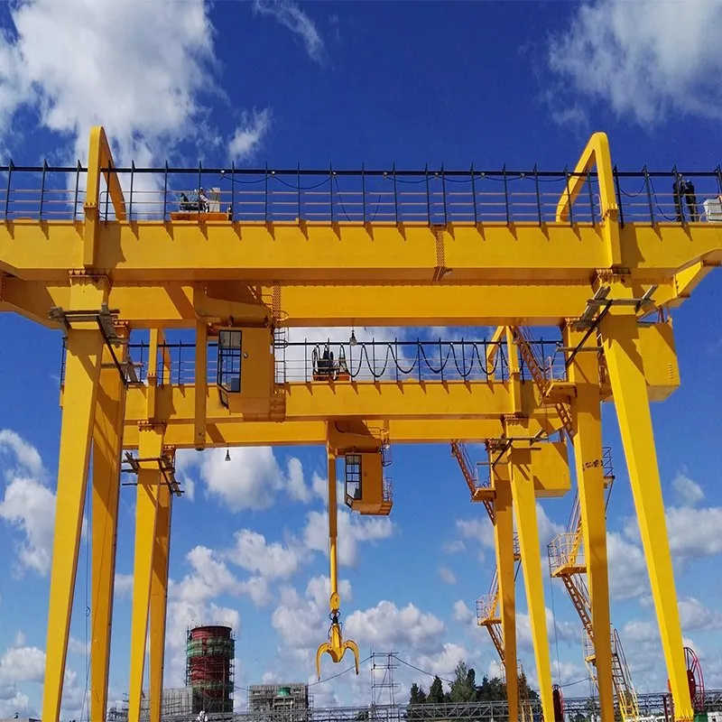 Rail Mounted Double Girder Gantry Crane, 5T-300T, for Southeast Asia
