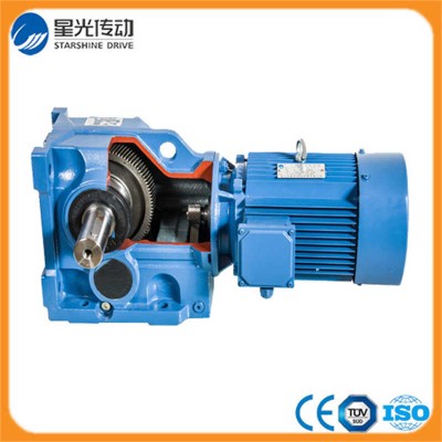 K Series Spiral Bevel Helical Geared Motor