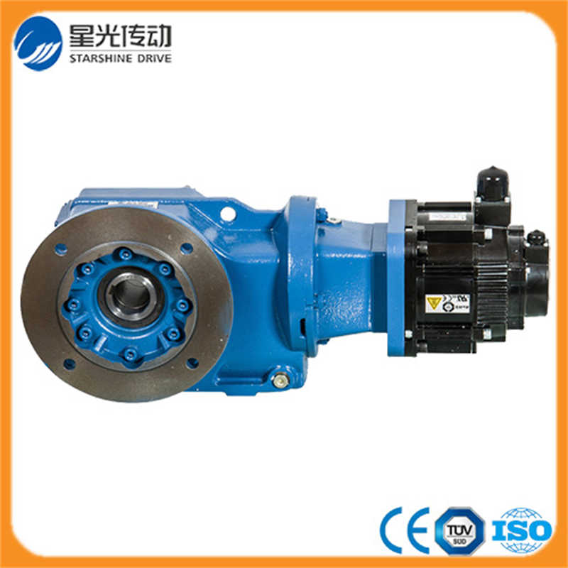 Top Quality Bevel-Helical Gear Reducer With Servo Motor