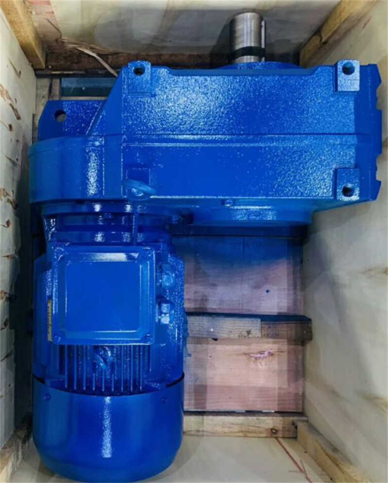 FF Parallel Shaft Flange Mounted Helical Gearbox for Plastic Machinery