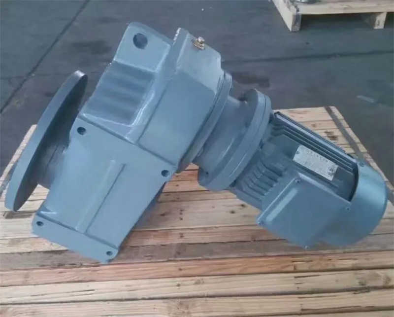 FF Parallel Shaft Flange Mounted Helical Gearbox for Plastic Machinery