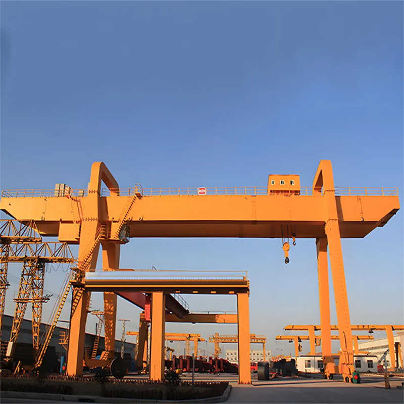 150Ton Double Girder Gantry Crane, 24M Span, Cabin Control For Heavy Lifting