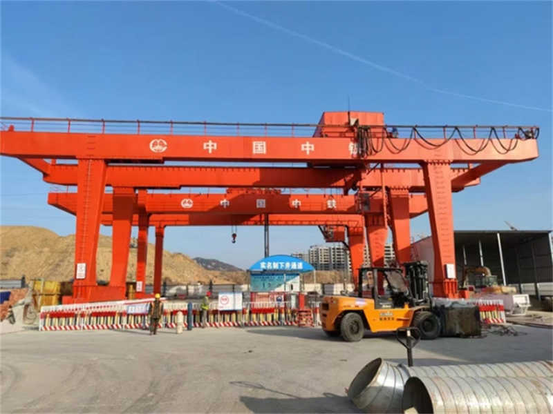 40T Rail Mounted Container Gantry Crane (RMG) for Port Terminal Operations