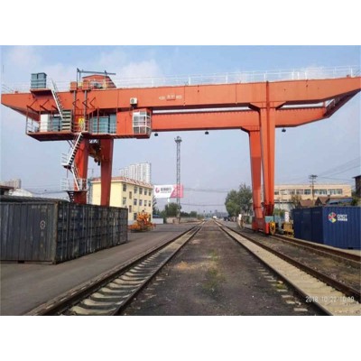 Container Stacking RMG Crane 30T-50T, GPS Positioning for Precise Handling