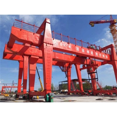 Container Stacking RMG Crane 30T-50T, GPS Positioning for Precise Handling