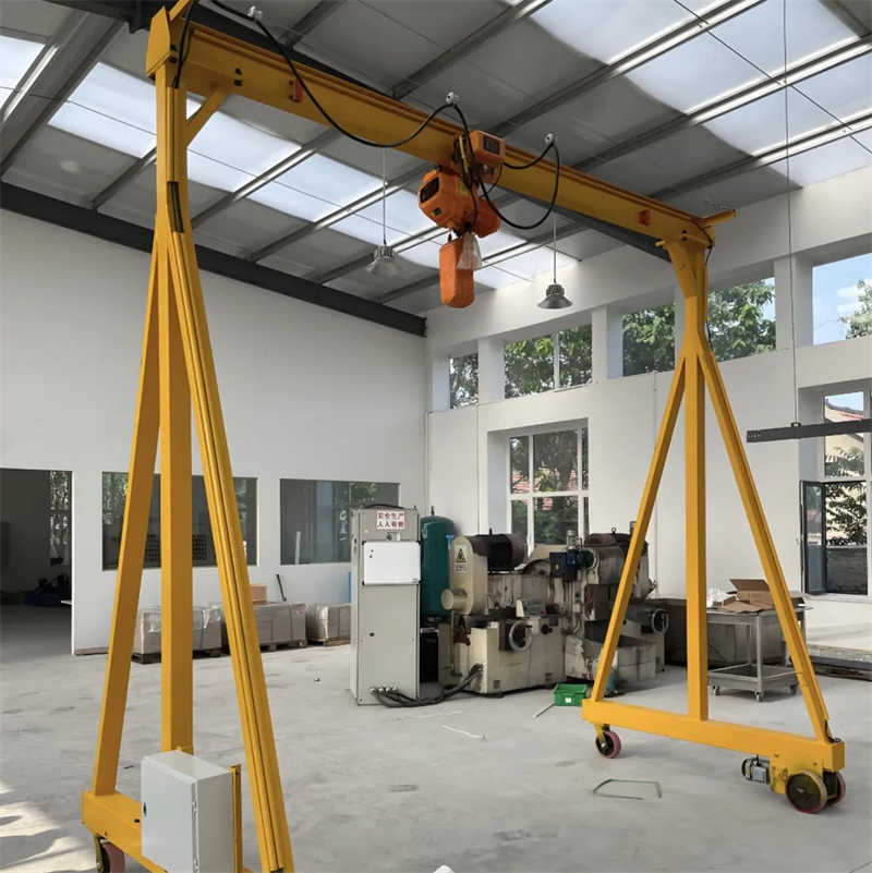 1000kg Mobile Gantry Crane on Castors, Easy Move & Lift, Workshop Solution