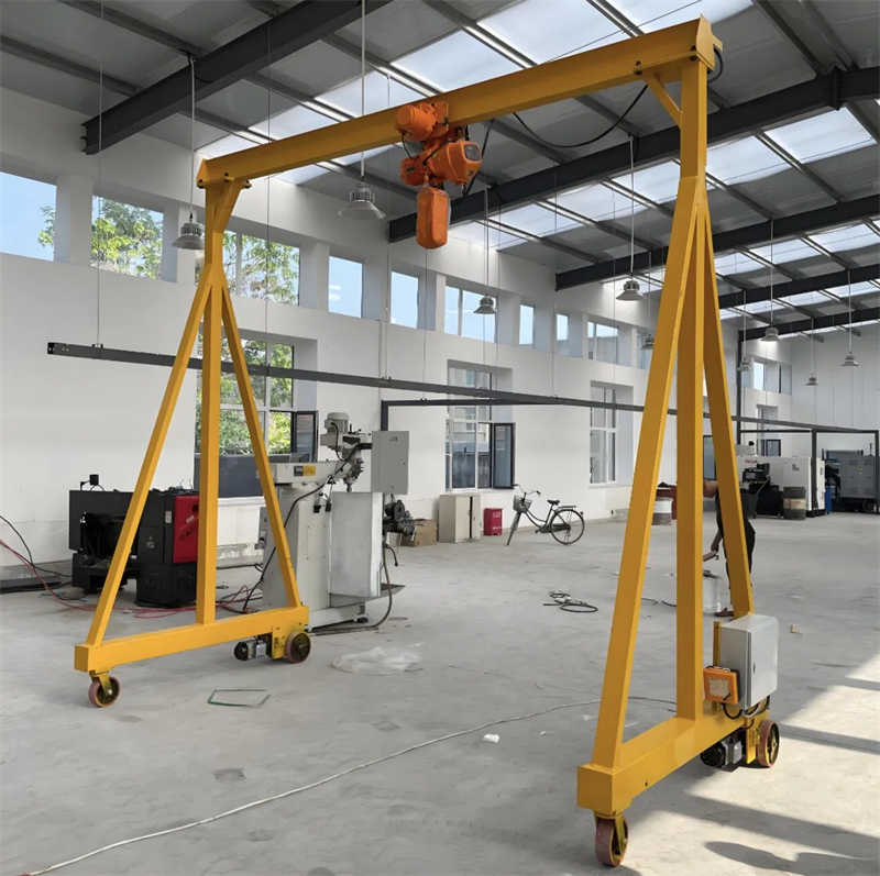 2T Light Duty Portable Gantry Crane, Foldable for Easy Storage & Transport